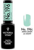 Lakiery hybrydowe - VICTORIA VYNN Lakier hybrydowy GEL POLISH COLOR Mint Candy nr 196 VICTORIA VYNN - 8 ml NEW SUMMER !!! VIC000363 - miniaturka - grafika 1
