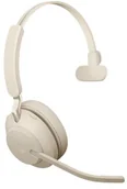 Słuchawki - Jabra Evolve2 65 Link380a UC Mono Beige (26599-889-998) - miniaturka - grafika 1