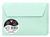 Papier do drukarek - Clairefontaine Pollen 55336C opakowanie z 20 kopertami (w formacie C6, 114 x 162 mm, 120 g), zielony jadeitowy 55336C - miniaturka - grafika 1