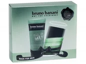 Zestawy perfum męskich - Bruno Banani Made For Men zestaw Edt 30ml + 50ml Shower gel dla mężczyzn - miniaturka - grafika 1