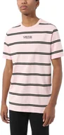 Koszulki męskie - Vans t-shirt SIXTY SIXERS STRIPE SS Cool Pink - miniaturka - grafika 1