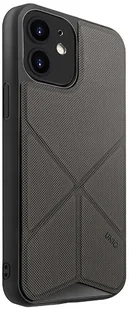 Uniq UNIQ etui Transforma iPhone 12 mini 5,4" szary/charcoal grey - Etui i futerały do telefonów - miniaturka - grafika 2