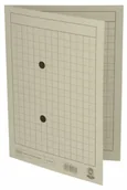 Koszulki na dokumenty - Elba teczka na dokumenty, z kartonu manila 250 g/qm, mieści około 100 kartek A4, 50 szt., niebieska, szary 100091661 - miniaturka - grafika 1