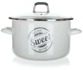 Garnki - Banquet Garnek emaliowany Sweet Home, 26 cm - miniaturka - grafika 1