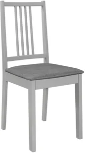 vidaXL 5-częściowy zestaw mebli do jadalni, MDF, szary - Stoły z krzesłami - miniaturka - grafika 8