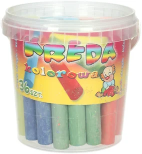 MAR-BOR Kreda szkolna M5 wiaderko kolor op.36 - Kreda - miniaturka - grafika 2