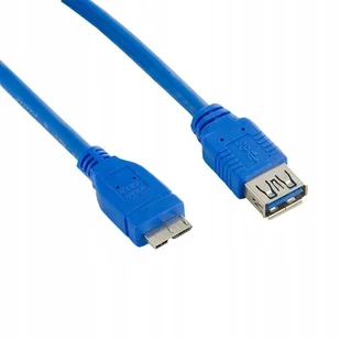 4World Kabel USB 3.0 AF- Micro BM5 mniebieski 08975 - Kable USB - miniaturka - grafika 4