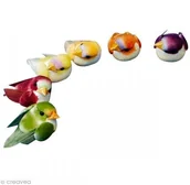 Dekoracje domu - Rayher Hobby Rayher 8537949 grzybów ptak, 1,5 cm, SB-Btl. 6 sztuki, 6 kolory sortowane 85-379-49 - miniaturka - grafika 1