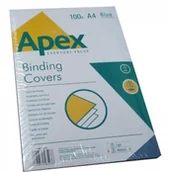 Okładki do laminatorów i bindownic - Fellowes Okładka do bindowania Delta APEX A4 100 sztuk niebieska MD9068 - miniaturka - grafika 1