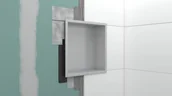 Półki łazienkowe - Hansgrohe XtraStoris Original Wnęka ścienna 30x60 cm czarny mat 56064670 - miniaturka - grafika 1