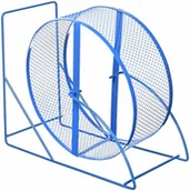 Akcesoria dla gryzoni - Living world Deluxe metalowy wizjer dla małych zwierząt, 23 cm, niebieski - miniaturka - grafika 1