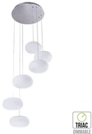 Lampy sufitowe - v-tac Oprawa Zwieszana V-TAC 72W LED Wisząca Triac Ściemnialna Biała VT-7390 3000K 6500lm - miniaturka - grafika 1