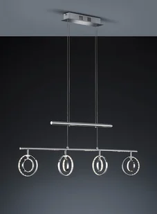 Trio RL Prater R32604106 lampa wisząca zwis 4x4,5W LED 3000K chrom - Lampy sufitowe - miniaturka - grafika 3