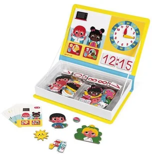 Janod Magnetyczna układanka Uczę się zegarka - Układanki dla dzieci - miniaturka - grafika 13