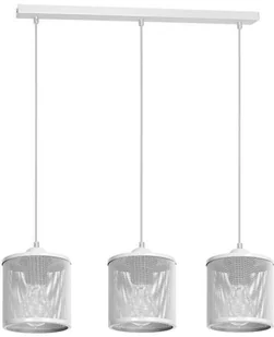 Milagro LAMPA wisząca LOUISE 669 metalowa OPRAWA listwa ZWIS siatki tuby czarne 669 - Lampy sufitowe - miniaturka - grafika 3