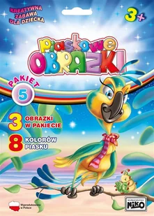 Niko Piaskowe obrazki Pakiet 5 - Zabawki kreatywne - miniaturka - grafika 2