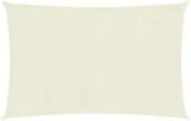 Parasole ogrodowe - vidaXL Żagiel przeciwsłoneczny, 160 g/m, kremowy, 2x3,5 m, HDPE vidaXL - miniaturka - grafika 1