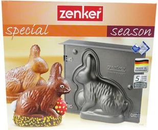 Zenker Forma do pieczenia wielkanocna Zając 0,5L 9100 s-1588-uniw - Formy do ciast - miniaturka - grafika 2