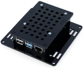 Komputery jednopłytkowe - Raspberry PI Gravlaser Obudowa model 4B Vesa v2 do montażu na monitor - czarna GRL-14777 - miniaturka - grafika 1