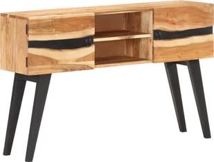 vidaXL Szafka, 120x30x75 cm, lite drewno akacjowe 321803 - Szafki do salonu - miniaturka - grafika 21