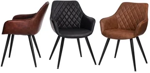 Fotel biurowy, krzesło biurowe D2.Design Krzesło Rox czarne 83539 - Fotele i krzesła biurowe - miniaturka - grafika 6