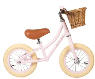 Banwood First Go różowy - Rowerki biegowe - miniaturka - grafika 4