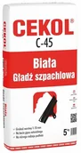 Gipsy i gładzie gipsowe - Cekol Biała masa szpachlowa C-45 5 kg - miniaturka - grafika 1