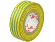 Taśmy izolacyjne i naprawcze - Taśma izolacyjna izolacja Pcv 19mm/20m żół/zielona - miniaturka - grafika 1