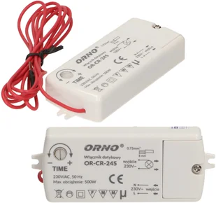 Orno Polska WŁącznik DOTYKOWY, 230V/50HZ, 500W, IP20, BIAŁY OR-CR-245 - Wyłączniki światła i elektryczne - miniaturka - grafika 3