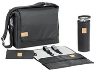 Torby szkolne - Lässig Lassig Green Label torba kurierska Tyve czarna - miniaturka - grafika 1