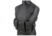 Odzież taktyczna i umundurowanie - GFC Tactical Kamizelka taktyczna typu Chest Rig - czarna GFT-18-007965 - miniaturka - grafika 1
