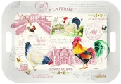 Tace i patery - Nuova Cer R2S Taca z uchwytami 33x47cm R2S Nostalgie kogut 401 FERM - miniaturka - grafika 1