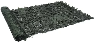 vidaXL Parawan balkonowy, ciemnozielone liście, 400x150 cm vidaXL - Markizy - miniaturka - grafika 3