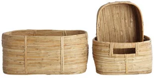 House Doctor House Doctor - Zestaw trzech koszy Chaka 13708 - Pudła i pojemniki do przechowywania - miniaturka - grafika 5