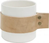 Kubki - NoName kubek Wrap Me 200 ml 8,5 x 9 cm ceramiczny biały/brązowy twm_547261 - miniaturka - grafika 1