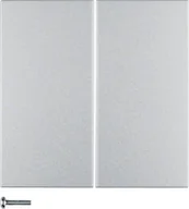 Systemy inteligentnych domów - Hager Hager KNX RF B.Kwadrat/B.3/B.7 aluminium przycisk 4-krotny quicklink B_85648183 - miniaturka - grafika 1