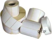 Etykiety samoprzylepne i bloki etykiet - Etykiety termiczne zółte 80x50 1000 sztuk naklejki ZEBRA - miniaturka - grafika 1