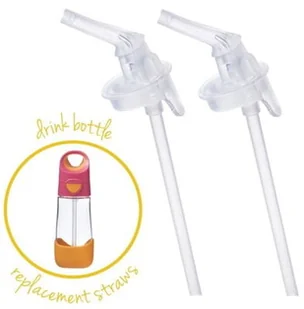 B.Box Wymienne słomki do bidonów tritanowych - w zestawie 2 szt. WYMIENNE SŁOMKI DO TRITANO - Bidony dla dzieci - miniaturka - grafika 3