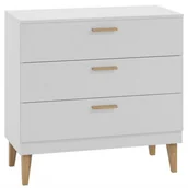 Komody - Matowa komoda dziecięca drewniane nóżki R7-P12 - miniaturka - grafika 1