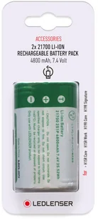 Ledlenser Ledlenser 2x21700 Li-Ion rechargeable Battery 502310 - Baterie i akcesoria - miniaturka - grafika 2