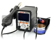 Akcesoria do lutowania - Stacja lutownicza hotair i grotowa WEP 995D z wentylatorem w kolbie - 700W LUT-06363 - miniaturka - grafika 1