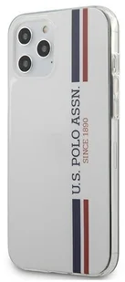 U.s. polo assn US Polo USHCP12MPCUSSWH iPhone 12 6,1" Max/Pro biały/white Tricolor Collection - Etui i futerały do telefonów - miniaturka - grafika 2