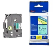 Etykiety do drukarek - Brother TAŚMA ORYGINAŁ TZe741 TZe-741 18mm 8M - miniaturka - grafika 1
