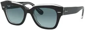 Okulary przeciwsłoneczne - Ray Ban Okulary Przeciwsłoneczne Rb 2186 State Street 12943M - miniaturka - grafika 1