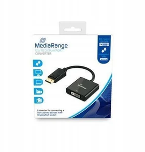 MediaRange Konwerter DVI-DisplayPort MediaRange MRCS174 czarny MRCS174 - Adaptery i przejściówki - miniaturka - grafika 2