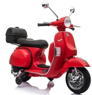 Skuter na Akumulator Vespa Czerwony - Pojazdy elektryczne dla dzieci - miniaturka - grafika 2