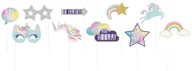 Urodziny dziecka - UNIQUE Foto rekwizyty Jednorożec - 10 elem. U72509 - miniaturka - grafika 1