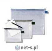 Artykuły biurowe - Rexel Teczka z siatki A5 z czarnym suwakiem - miniaturka - grafika 1