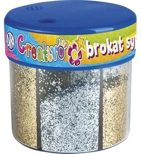 Astra Brokat sypki ASTRA 50g. srebrny / złoty - Pasmanteria - miniaturka - grafika 2