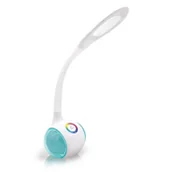 Lampy stojące - Platinet DESK LAMP + NIGHT LAMP BATTERY 2400MAH WHITE PDL20BAT - miniaturka - grafika 1